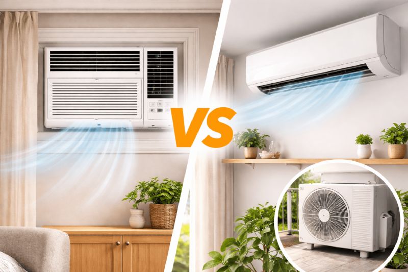 窗型冷氣與分離式冷氣哪種適合你？優缺點與空間需求整理